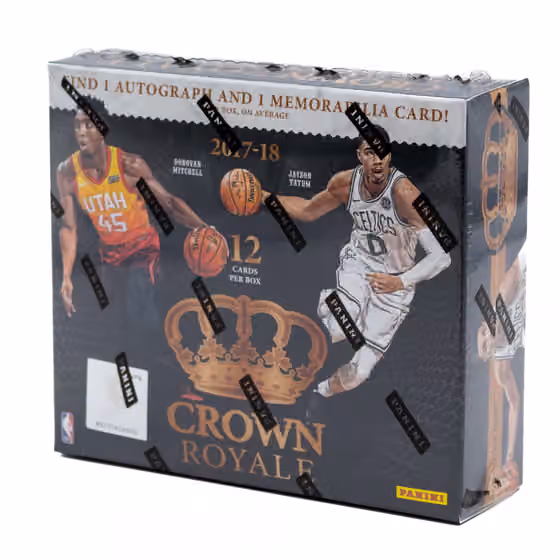2017/18 Panini Crown Royale Basketball Hobby Box NBA view 1