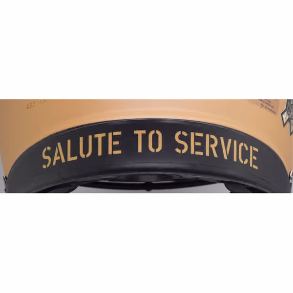 New York Jets 2023 Salute to Service NFL Speed Mini Helmet view 2