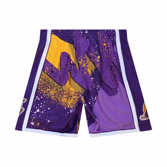 Los Angeles Lakers Hyper Hoops Mitchell & Ness Swingman NBA Shorts view 2