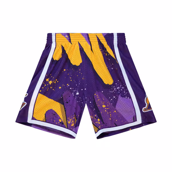 Los Angeles Lakers Hyper Hoops Mitchell & Ness Swingman NBA Shorts view 1