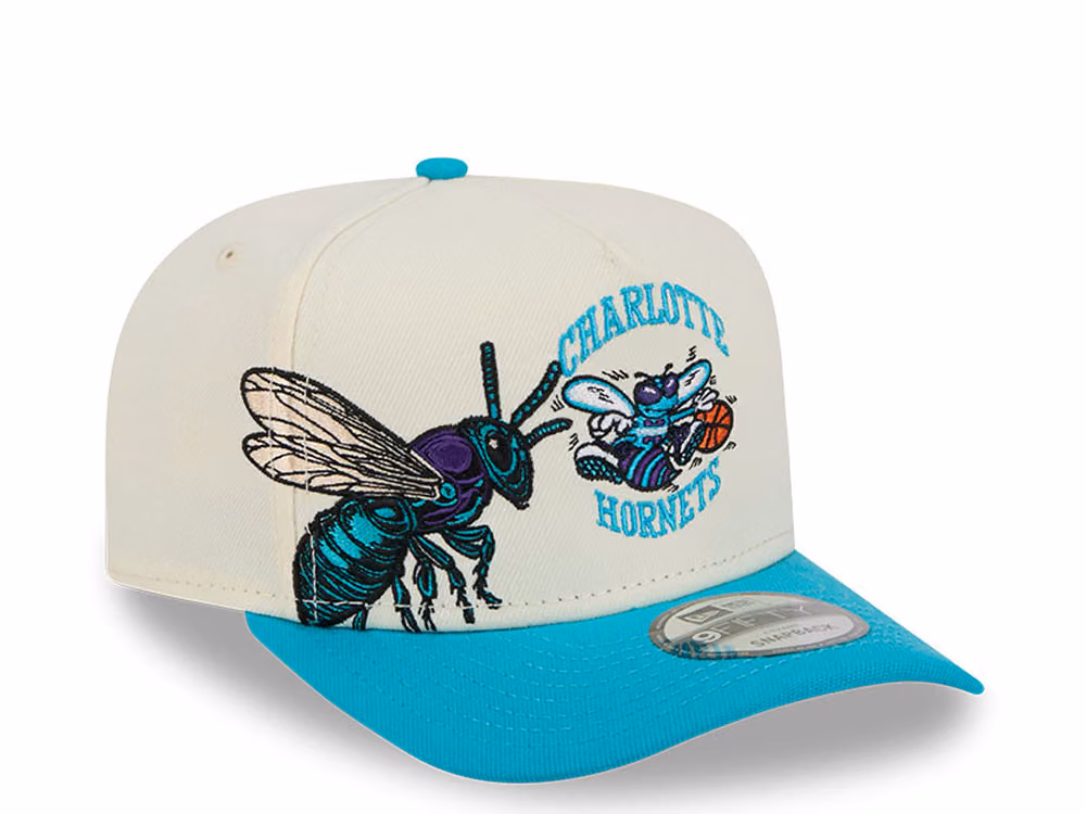 New Era Charlotte Hornets HWC 9Fifty A Frame Snapback Hat front