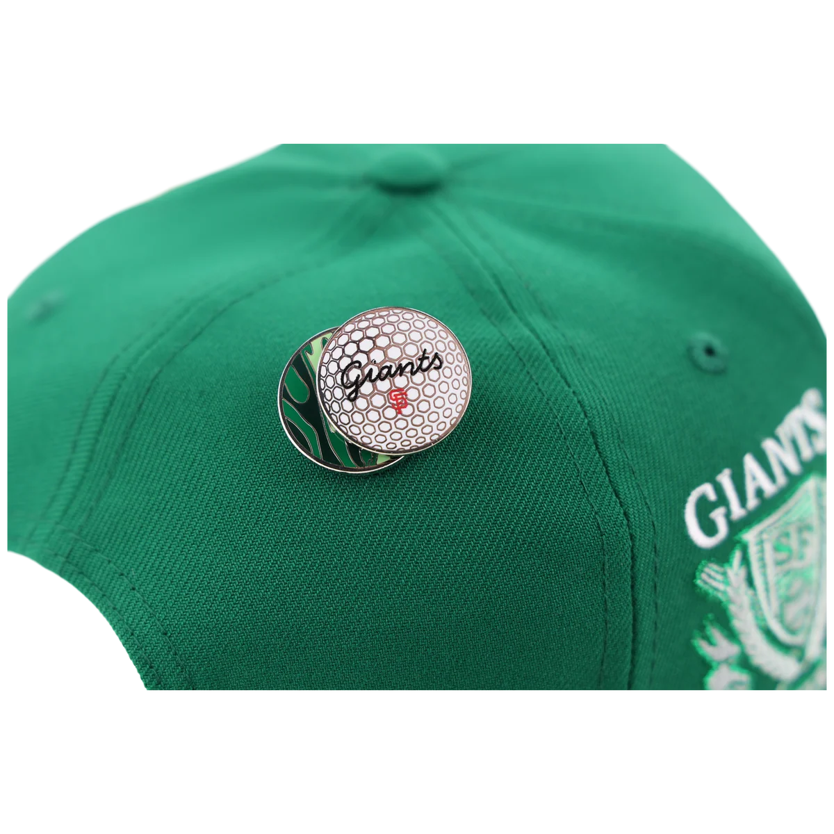 San Francisco Giants MLB Augusta Bloom New Era 9FORTY w/ Golf Pin back view