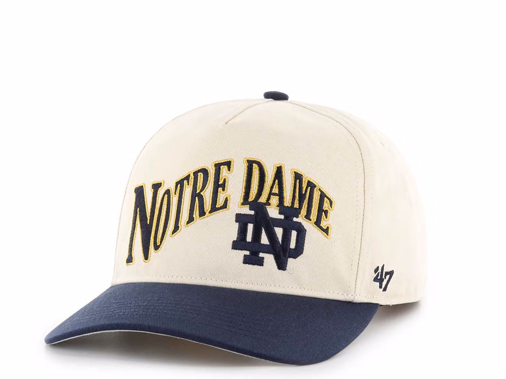 47Brand Notre Dame Fighting Irish Two Tone Hitch Snapback Hat front