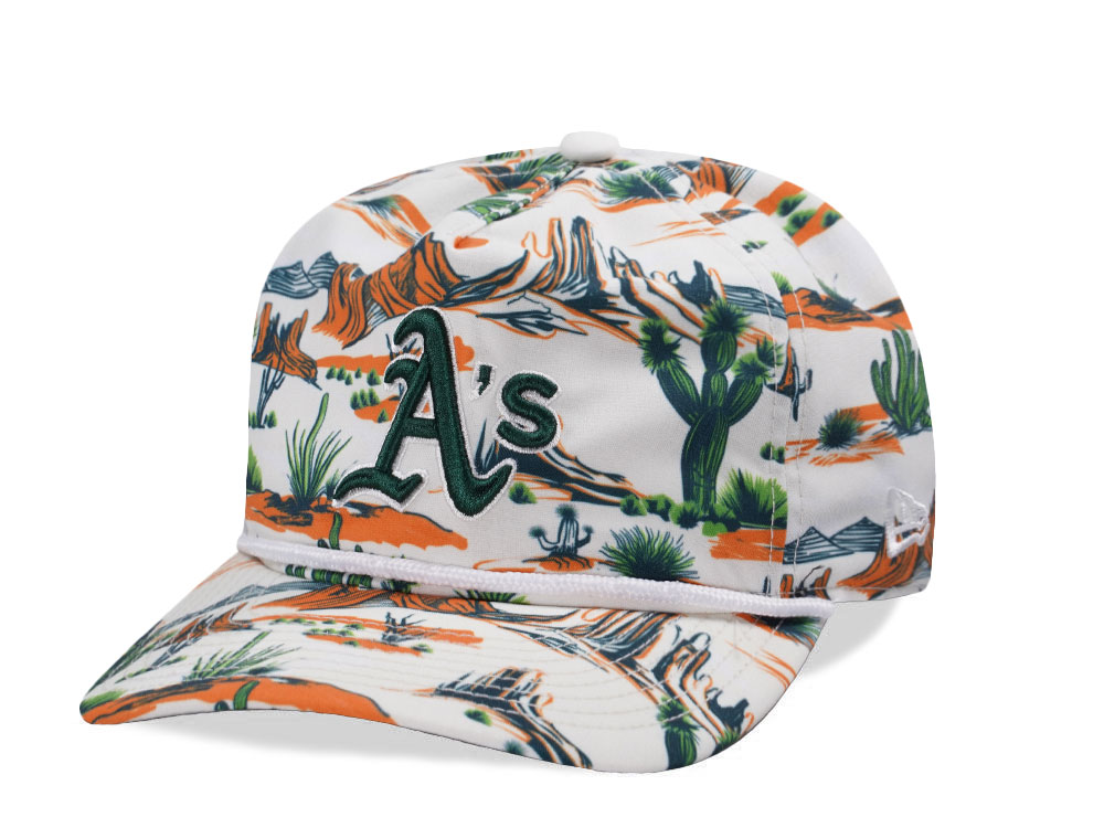 New Era Oakland Athletics Printed White Edition 19Twenty Snapback Hat front