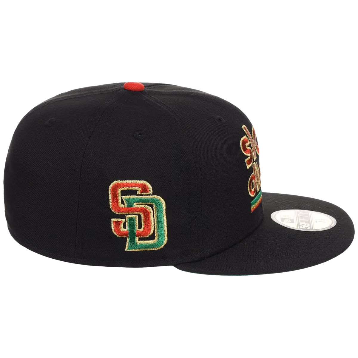San Diego Padres San Diego Crown the City (Black/Black)New Era 59FIFTY detail view