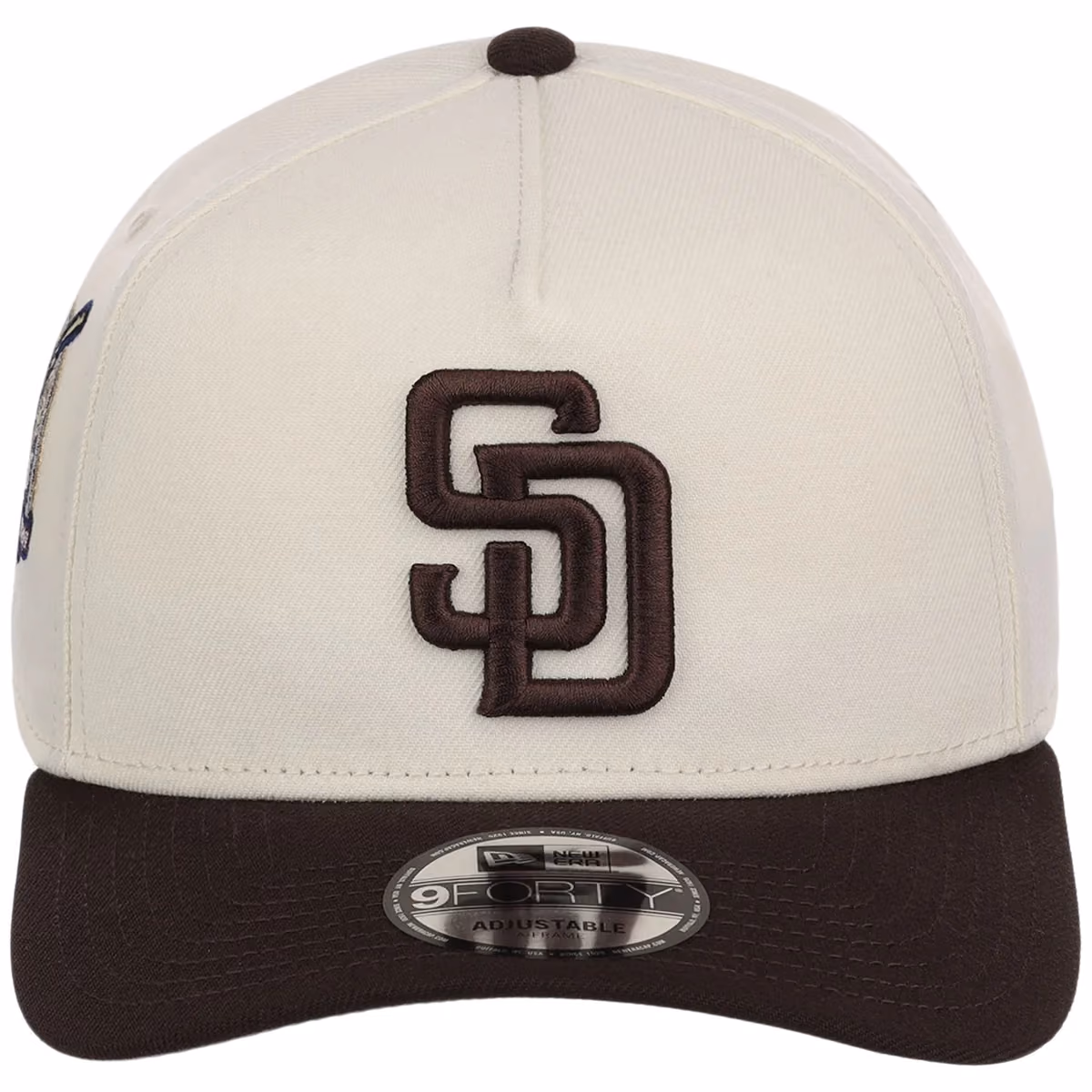 San Diego Padres MLB Chrome OTC New Era 9FORTY A-Frame detail view