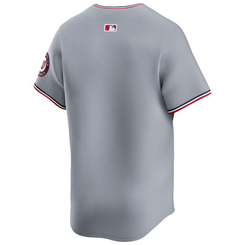 Washington Nationals Nike Limited MLB Baseball Jersey Road Gray view 2