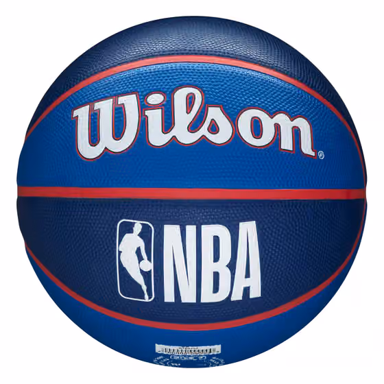 Philadelphia 76ers Team Tribute Wilson NBA Basketball (Size 7) view 2