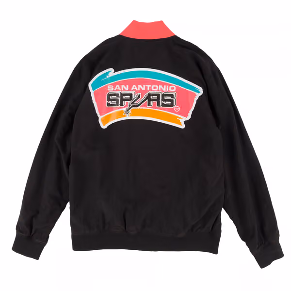 San Antonio Spurs 1994-95 Authentic Warm Up NBA Jacket Black view 2