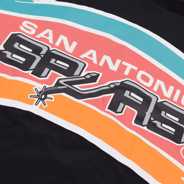 San Antonio Spurs 1994-95 Authentic Warm Up NBA Jacket Black view 5
