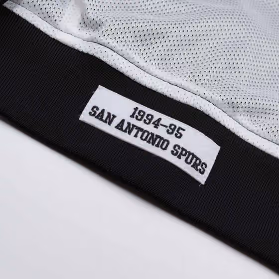 San Antonio Spurs 1994-95 Authentic Warm Up NBA Jacket Black view 4