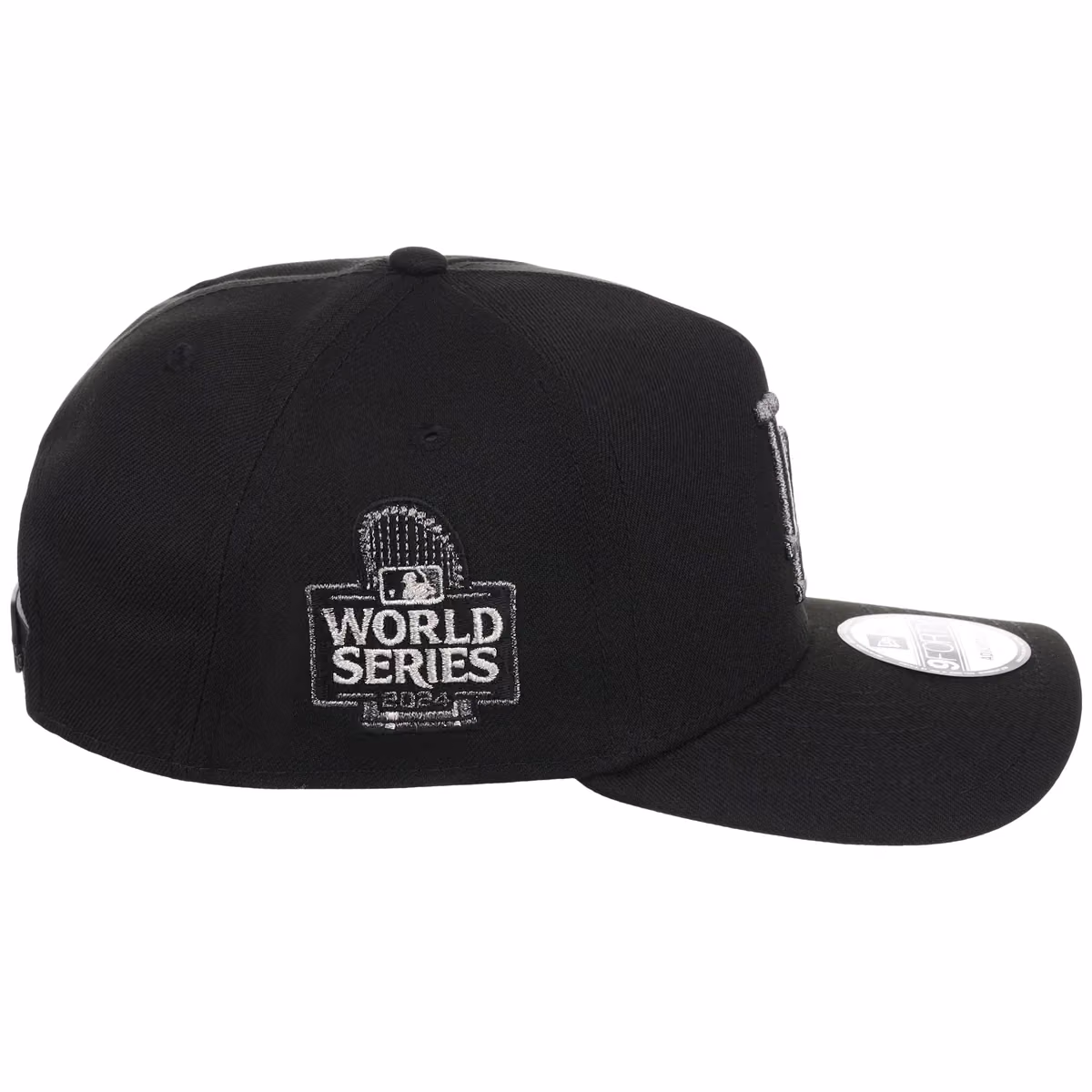 Los Angeles Dodgers MLB Liquid Titanium New Era 9FORTY A-Frame detail view