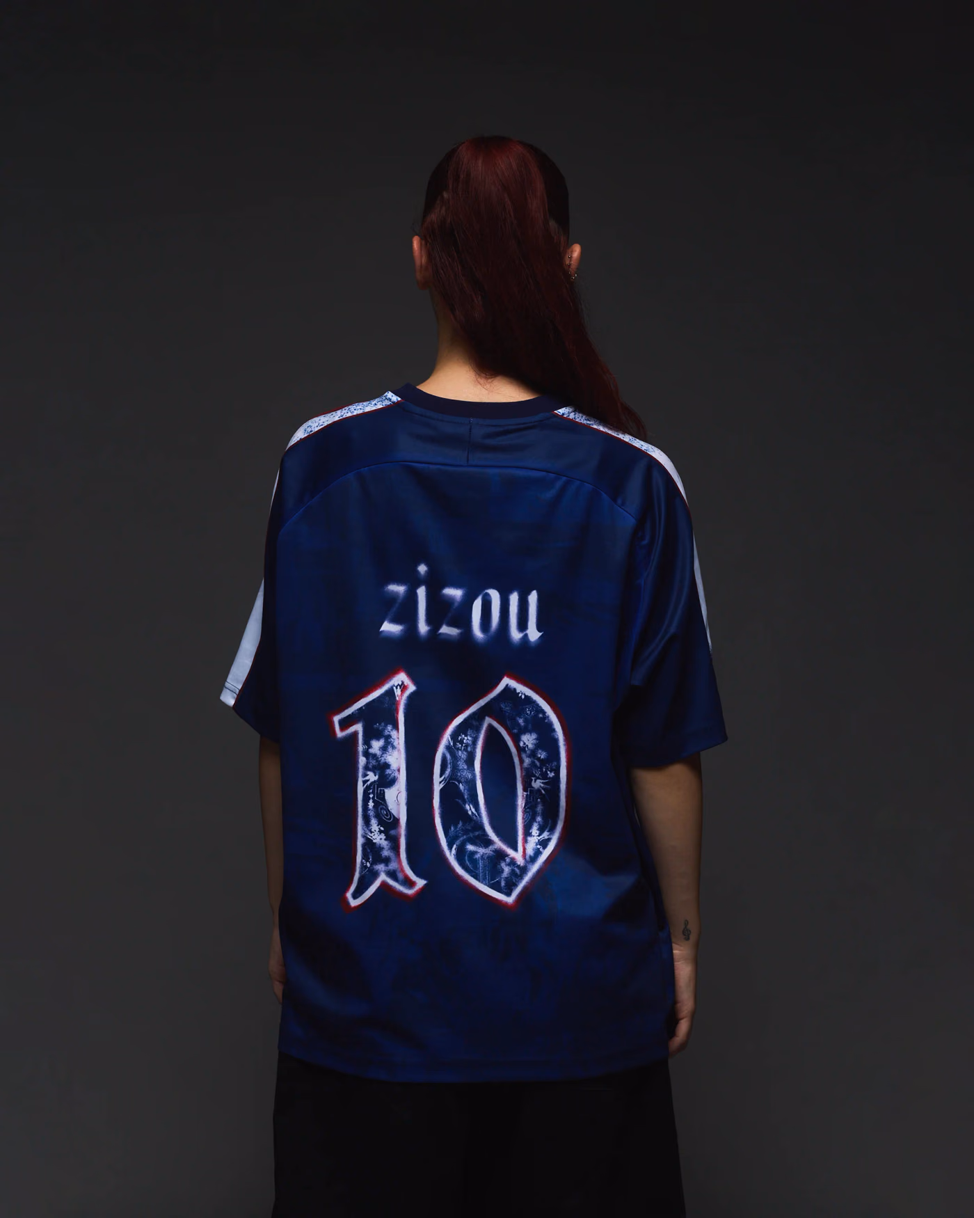 Jersevo Custom Personalized Zizou Retro Jersey back view