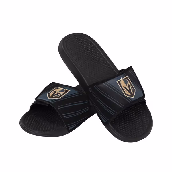 Vegas Golden Knights Legacy Velcro NHL Sport Slides view 2