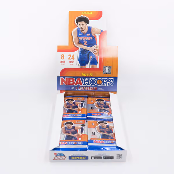 2021/22 Panini NBA Hoops Basketball Hobby Box NBA view 2