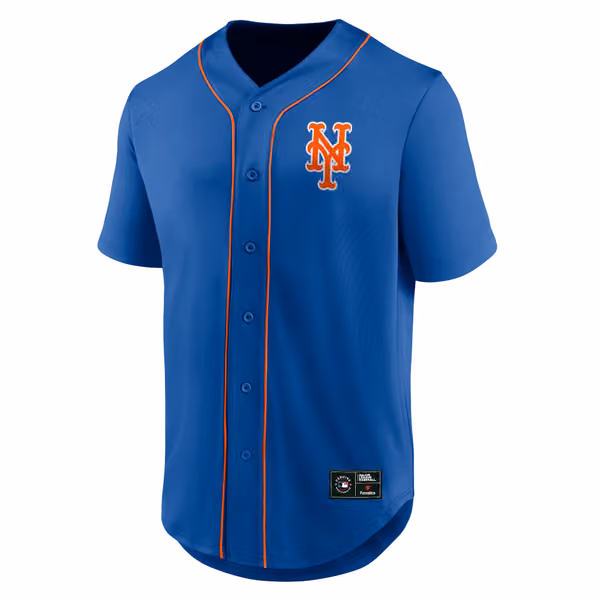 New York Mets Fanatics Foundation MLB Fan Jersey Blue view 2