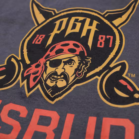 Pittsburgh Pirates City Connect Secondary MLB T-Shirt Dark Gray view 3