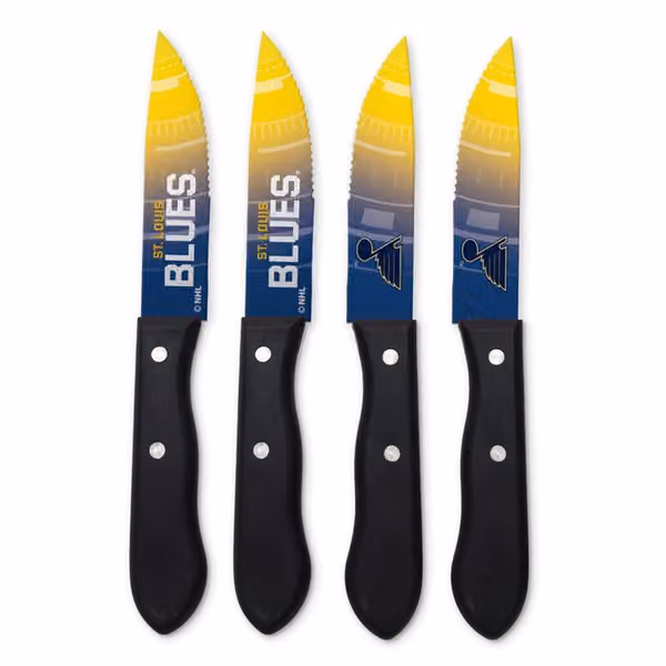 St. Louis Blues NHL Steak Knife Set (4-Piece) view 1