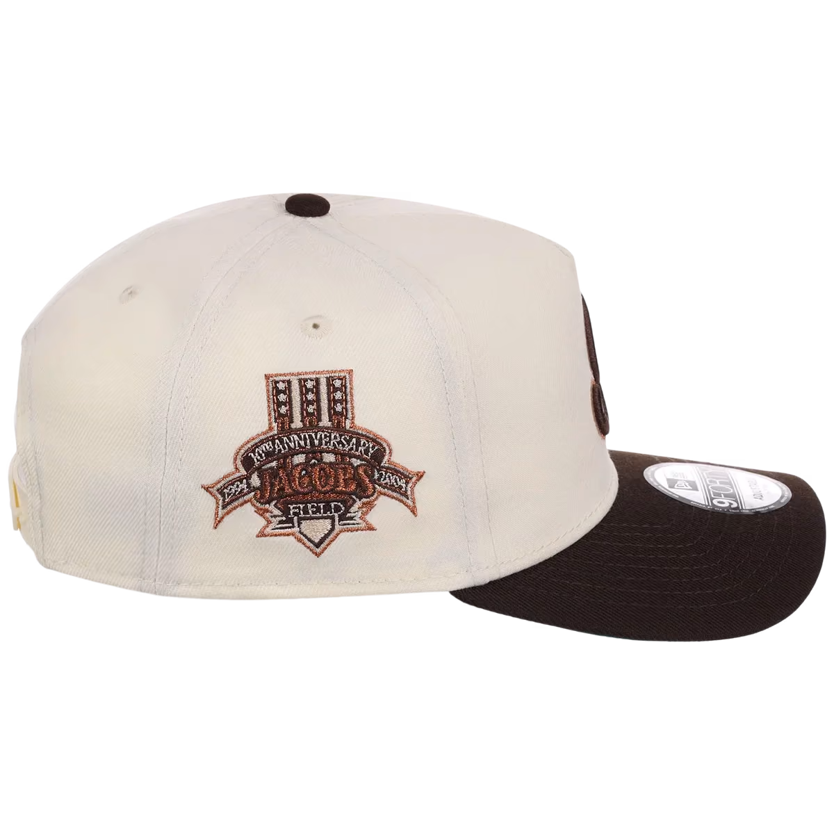 Cleveland Indians MLB Walnut Reserve New Era 9FORTY A-Frame detail view
