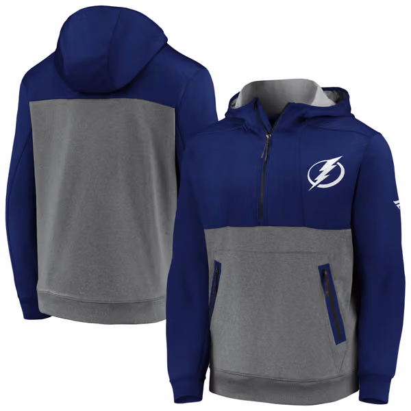 Tampa Bay Lightning NHL Fanatics Authentic Pro Travel & Training Tech Hoodie view 1
