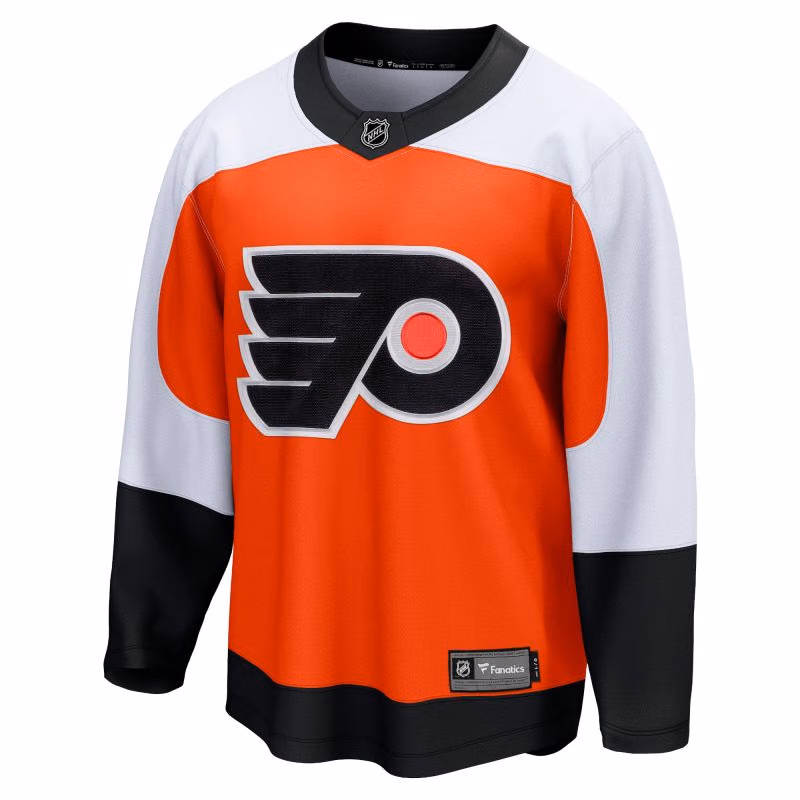 Philadelphia Flyers Breakaway NHL Jersey Home Orange view 1