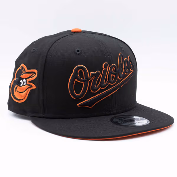 Baltimore Orioles Wordmark New Era 9FIFTY Snapback MLB Cap product photo