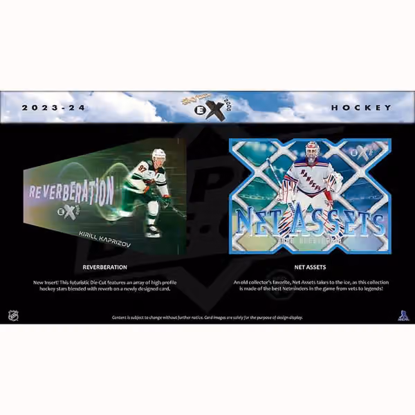 2023/24 Upper Deck Skybox E-X 2000 Hockey NHL Hobby Box view 3
