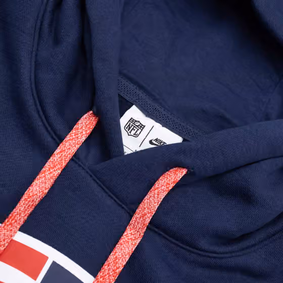 New England Patriots 2024 NFL Sideline Nike Club Hoodie Navy view 4