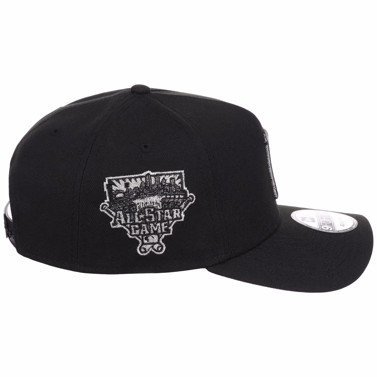 Pittsburgh Pirates MLB Liquid Titanium New Era 9FORTY A-Frame detail view