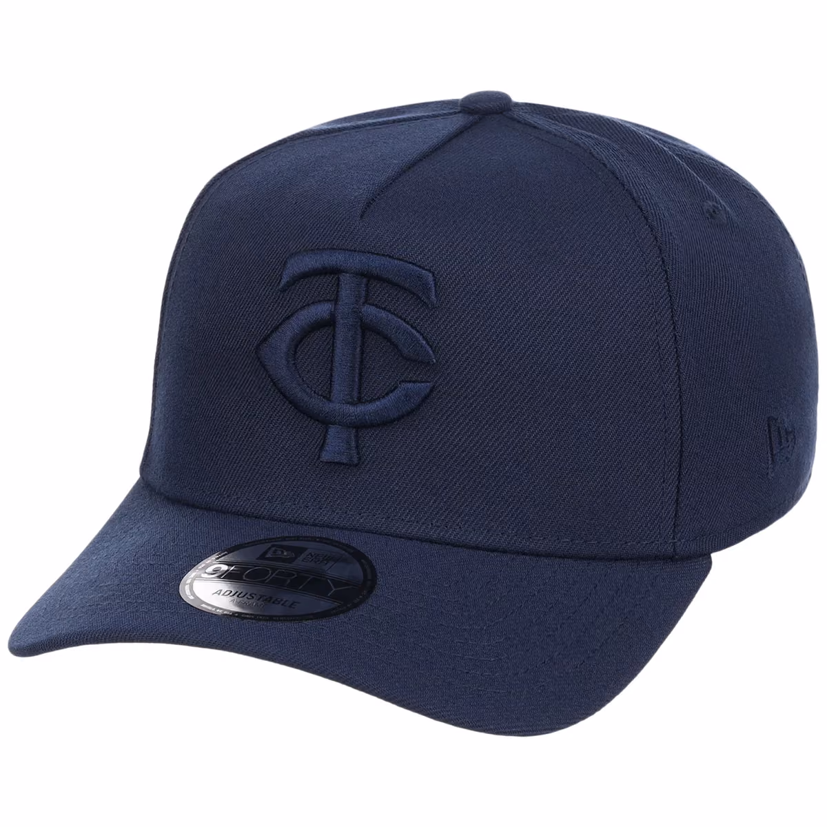 Minnesota Twins MLB Navy FASHION CORE New Era 9FORTY A-Frame detail view