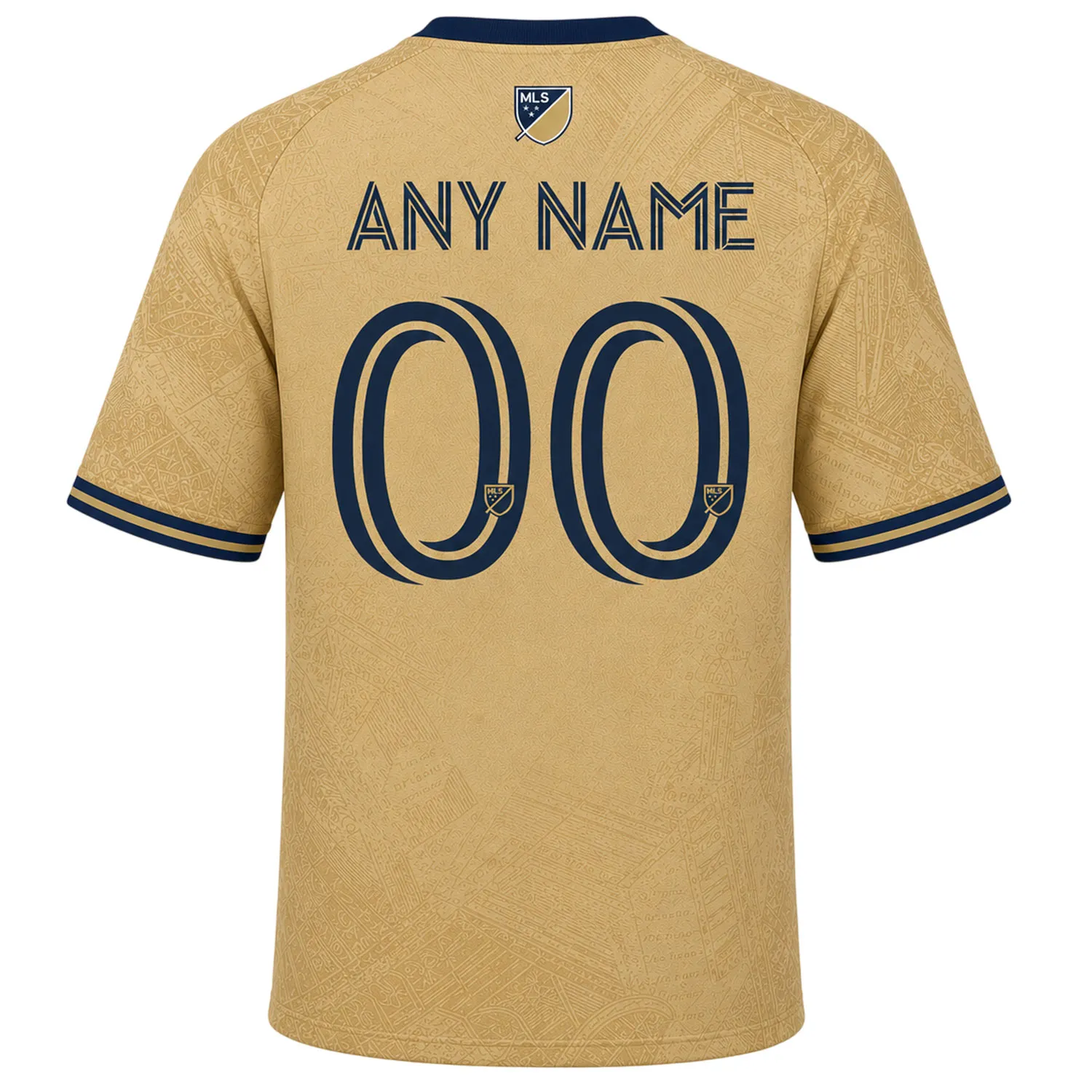 New Philly Union Custom Jersey – Strong Gold Style