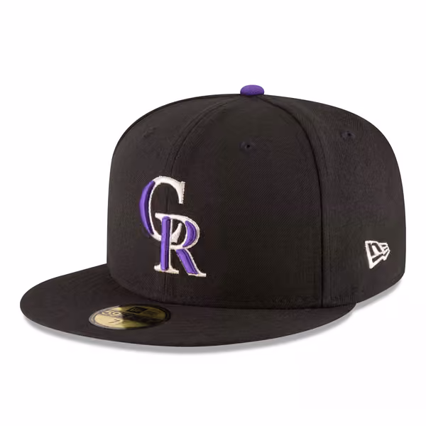 Colorado Rockies Authentic New Era 59FIFTY Fitted MLB Cap Game product photo