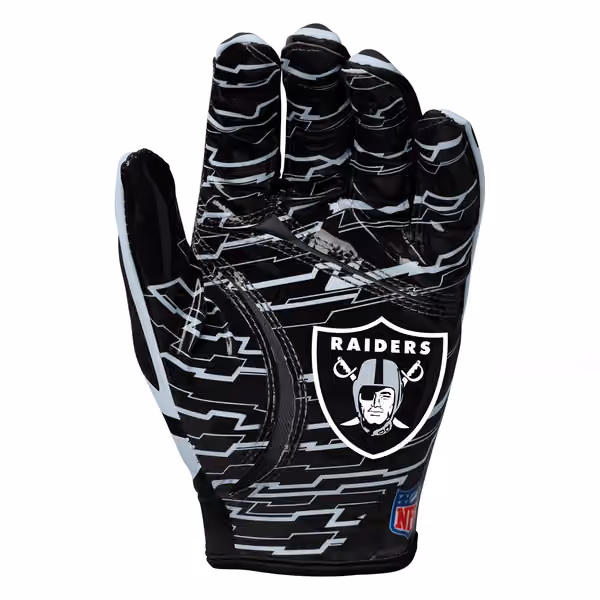 Las Vegas Raiders Wilson Stretch-Fit NFL Receivers Gloves view 3