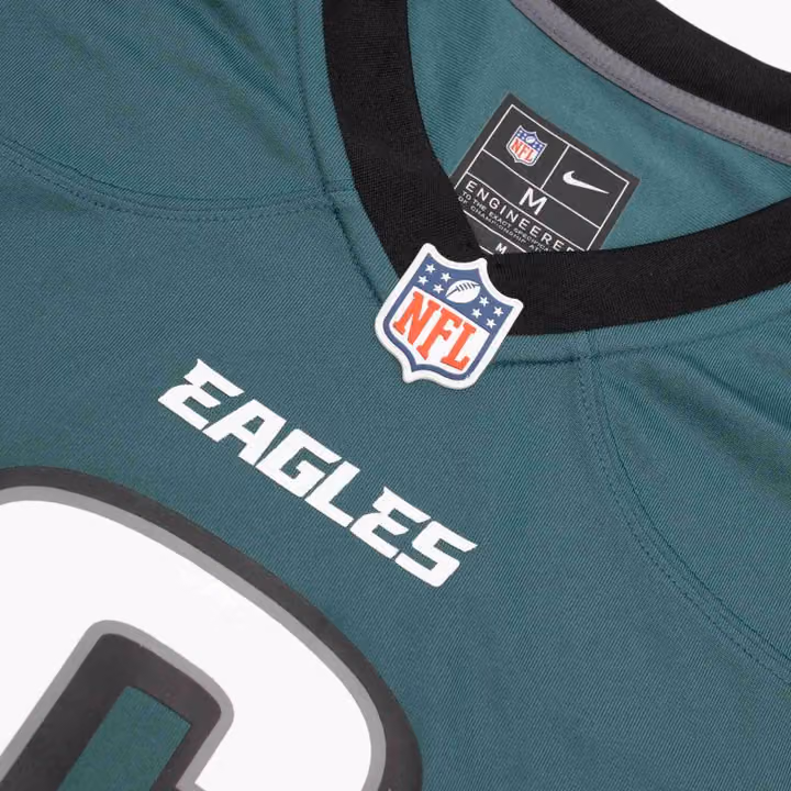 DeVonta Smith #6 Philadelphia Eagles Nike Game NFL Jersey Green (2025) view 5