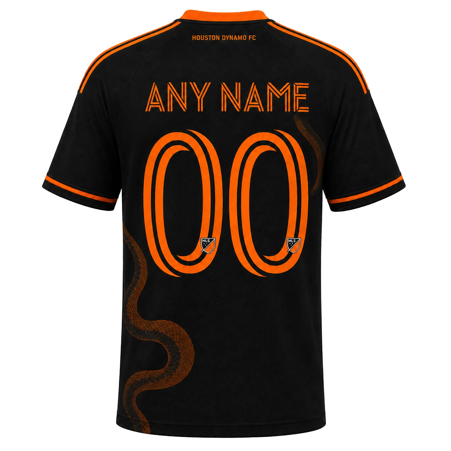 Houston Dynamo FC Custom Jersey Elite Snake Graphic