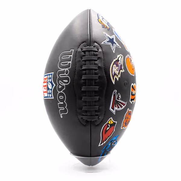 Wilson NFL Alliance All Team Patch Full Size Football Black view 2