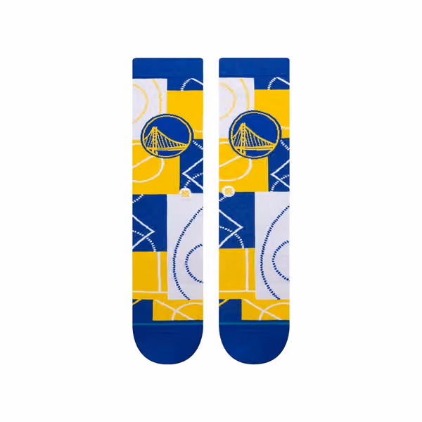 Golden State Warriors Zone Stance NBA Crew Socks view 2