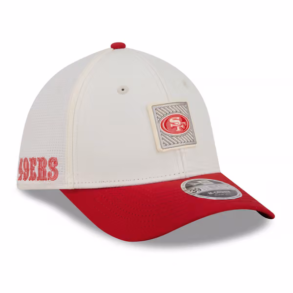San Francisco 49ers 2026 NFL Training Camp 39THIRTY Flex Cap Cream/Red product photo