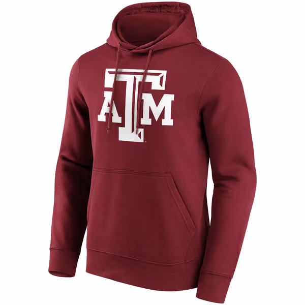 Texas A&M Aggies Primary Logo NCAA Hoodie Red view 1