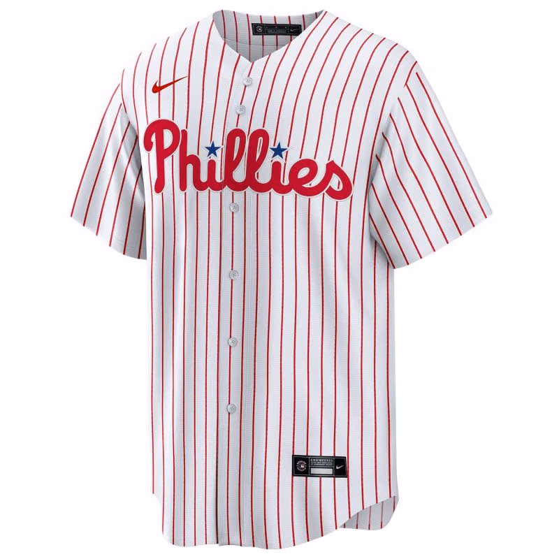 Bryce Harper #3 Philadelphia Phillies Nike MLB Jersey Pinstripe view 2