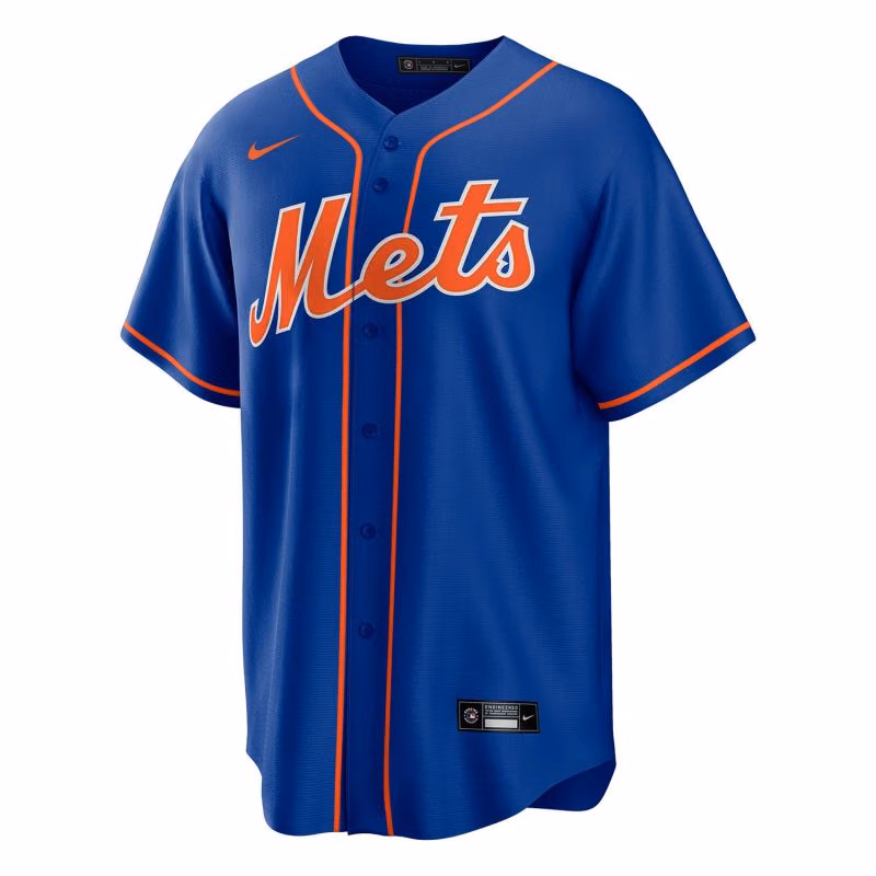 Francisco Lindor #12 New York Mets Nike MLB Jersey Blue view 2