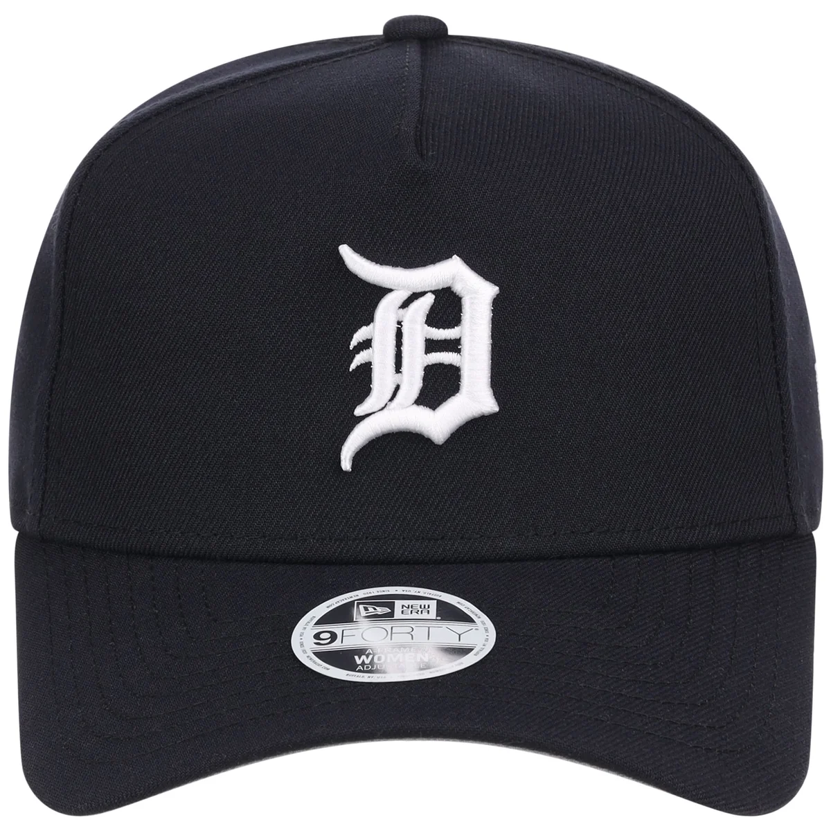 Detroit Tigers Women's New Era 9FORTY OTC A-Frame detail view