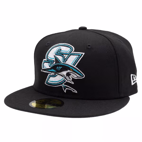 San Jose Sharks SJ Logo 59FIFTY Fitted NHL Cap Black product photo