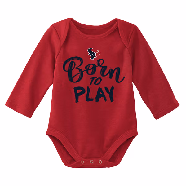 Houston Texans Born to Play NFL Baby Bodysuit Set (2-Piece) view 3