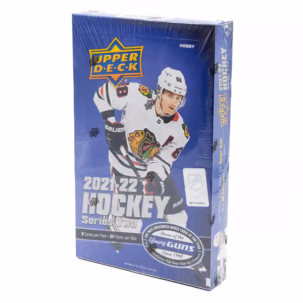 2021/22 Upper Deck Series 2 NHL Hockey Hobby Box view 1