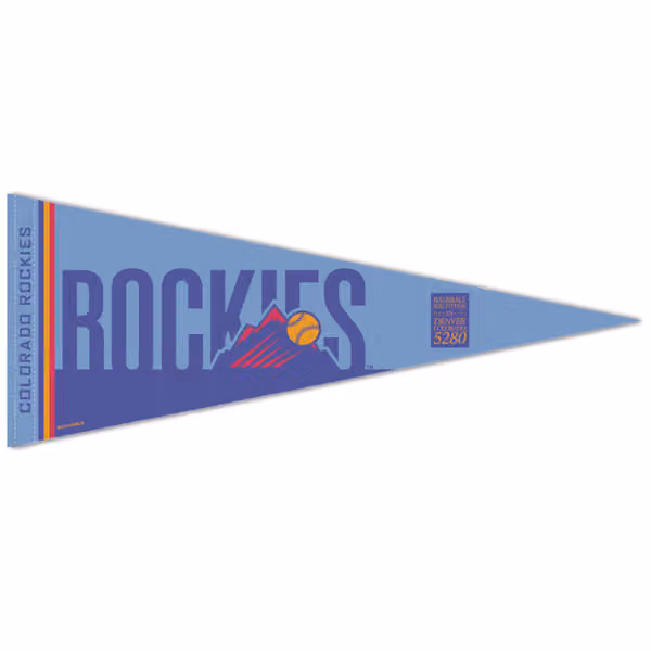 Colorado Rockies City Connect Premium MLB Pennant view 1