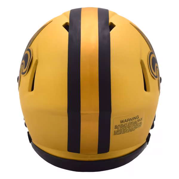 New Orleans Saints Rave Alternate NFL Speed Mini Helmet Gold view 2