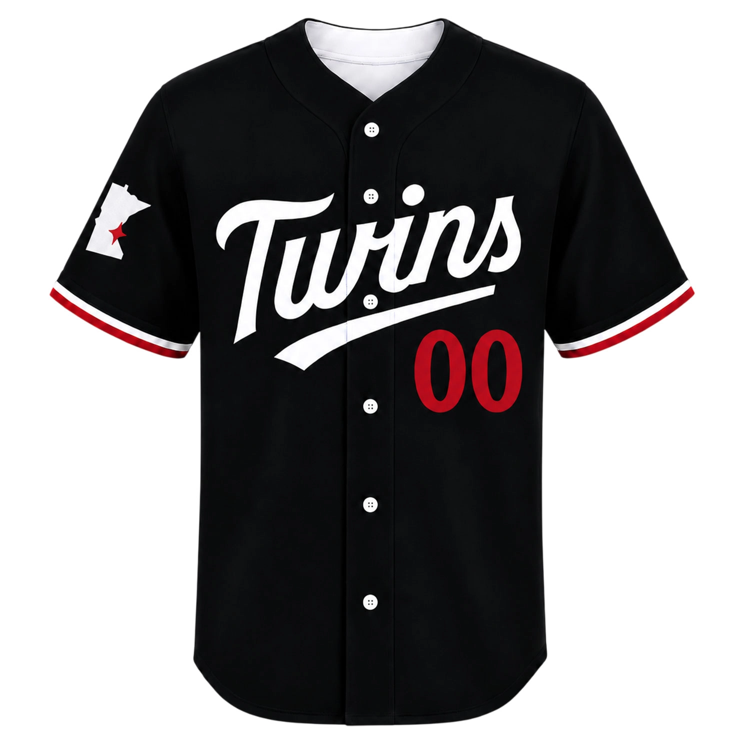Minnesota Twins Black Custom Jersey Memorable Style