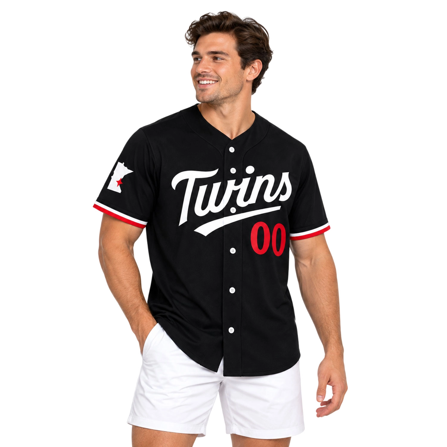 Minnesota Twins Black Custom Jersey Memorable Style