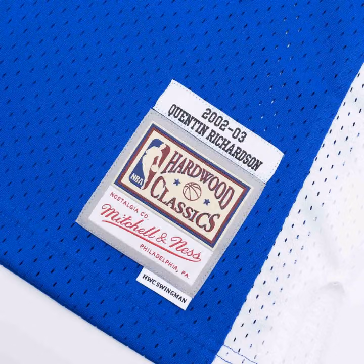 Quentin Richardson #3 Los Angeles Clippers 2002-03 Mitchell & Ness Swingman NBA Jersey Blue view 3
